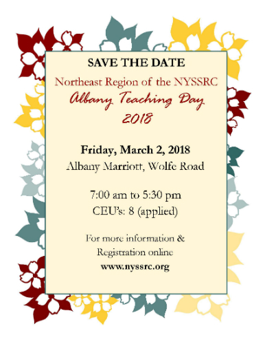 Albany Teaching Day 2018